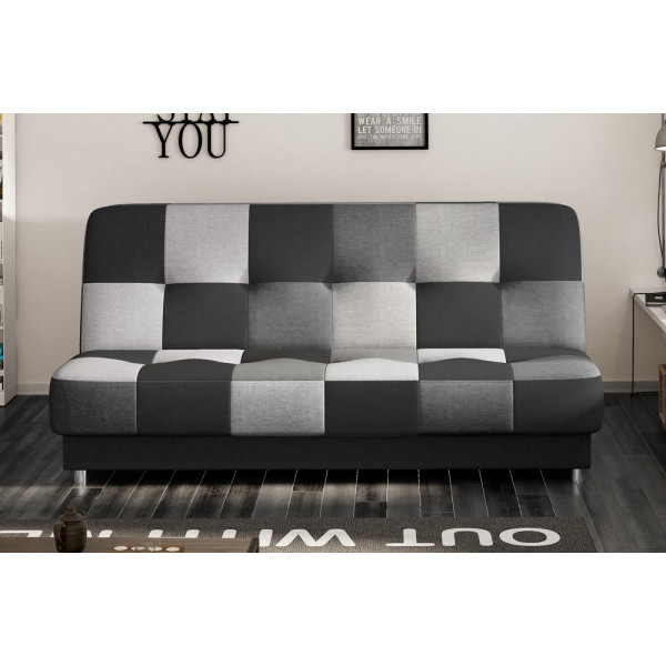 Canapé 3 places convertible - multicolore - en tissu de belle qualité, CAYENNE